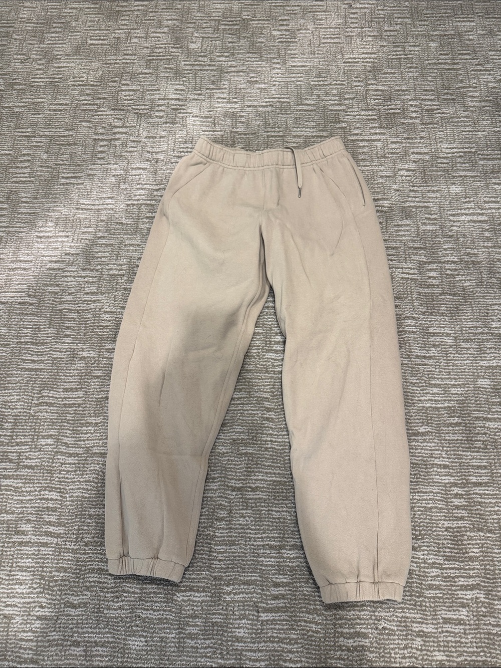 Women's Relaxed Fit Jogger Pants - Beige